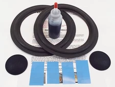 Epicure Model 5  6.5" Woofer Refoam Kit Speaker Foam Repair w/ Shims & Dust Caps