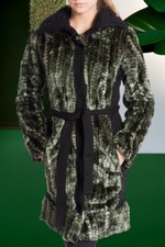 Manteau fausse fourrure vert Desigual 38/40