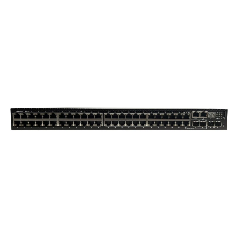 *NUEVO* Conmutador Gigabit Dell Y1DXD PowerSwitch S3148 48 puertos con rieles 5RN1M Foto 2 de 4