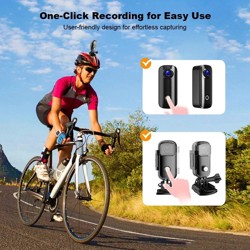 SJCAM Action Camera HD 4K Wifi Sports Mini Body Camera Thumb Camcorder C100+ - Image 3 of 4