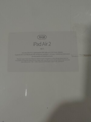 Apple iPad Air 2, 16GB, Wi-Fi, 9.7in - Gold - A1566 Brand New