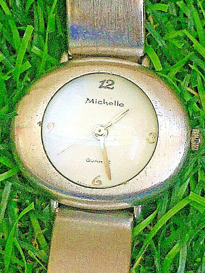 MICHELE MINI Petite URBAN WATCH MOP Dial Stainless Bracelet - image 4 of 4