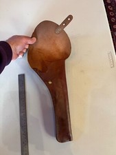 Vintage Revolver Pistol Cowboy Leather Holster No Markings