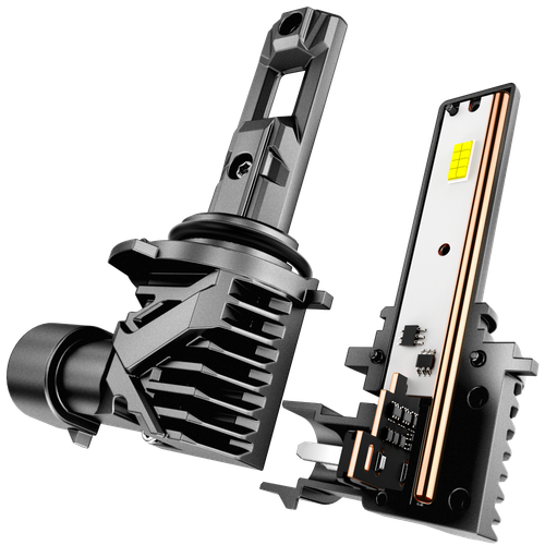 AUXBEAM 9006 CANBUS LED Headlight Bulbs Conversion Kit Low Beam 1:1 6500K White - Picture 12 of 14