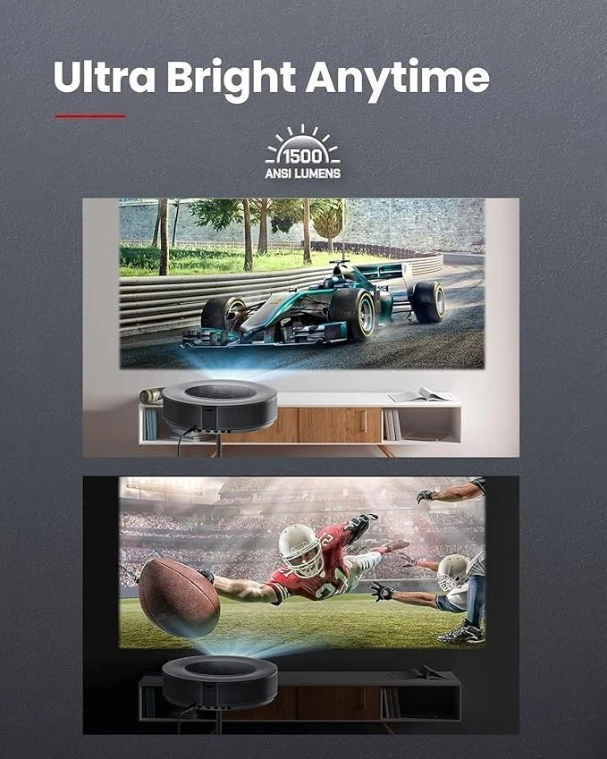 Anker NEBULA Cosmos Max D2510 4K UHD TV Home Theater Projector 1500 ANS 3D Audio - Image 4 of 4