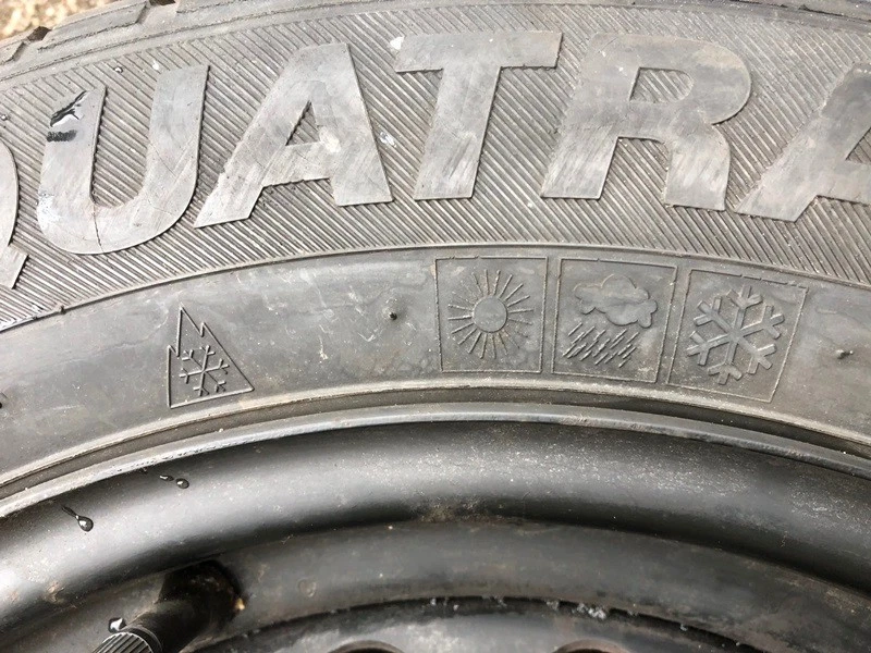 1xkomplette Reserverad Ersatzrad+Felge 205/60R15 91H für Mercedes C+E+SLK Klasse - Bild 4 von 4