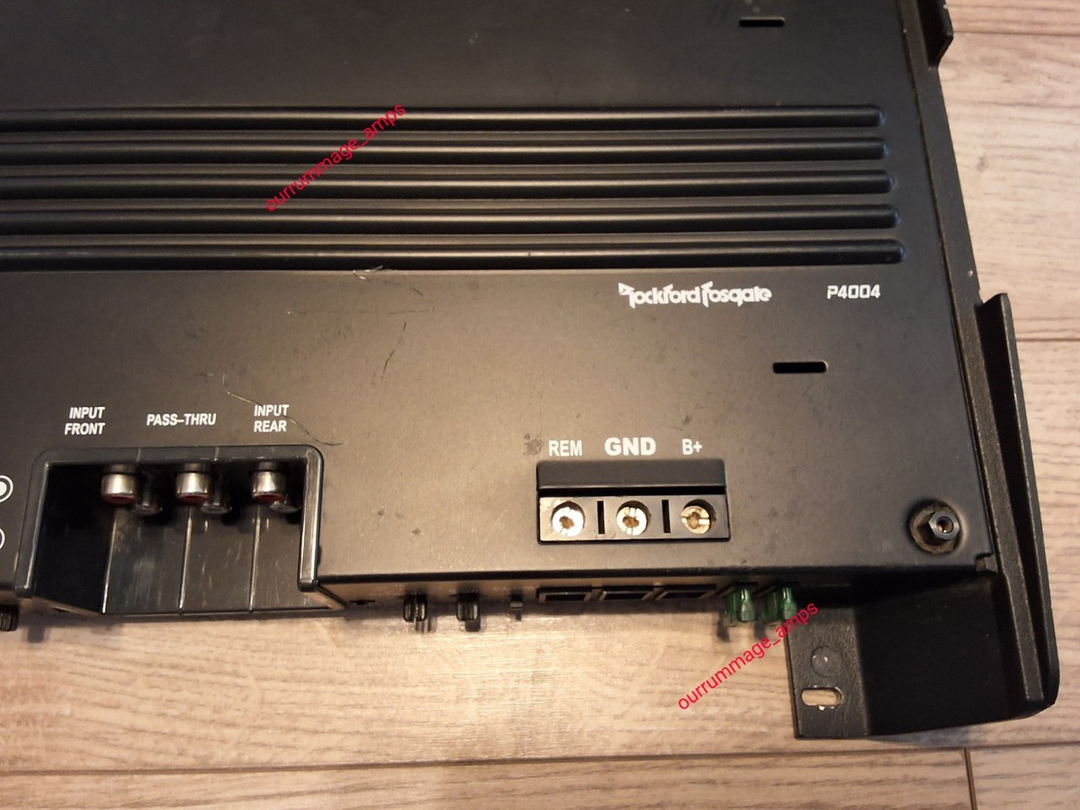 Rockford Fosgate PUNCH P400-4 Car Audio Amplifier 🇺🇸 OLD