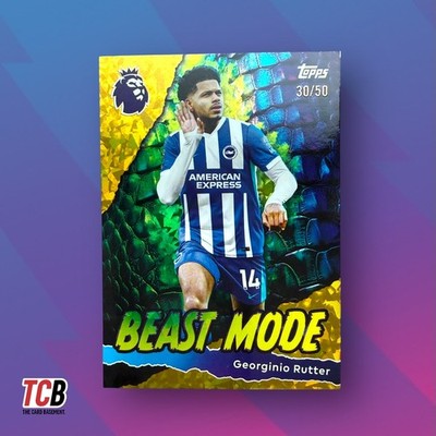 Topps Premier League 2026 - Georginio Rutter Beast Mode Gold Diamond /50