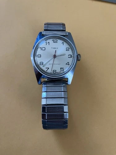 Vintage 1970’s Timex Sprite Hand-Wind Up Mechanical Watch Runs Works
