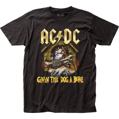 ACDC Givin The Dog A Bone Mens T Shirt Music Classic Rock Band Tee New Black