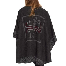 Jimmy Hourihan Celtic Shawl- Grey/Burgundy