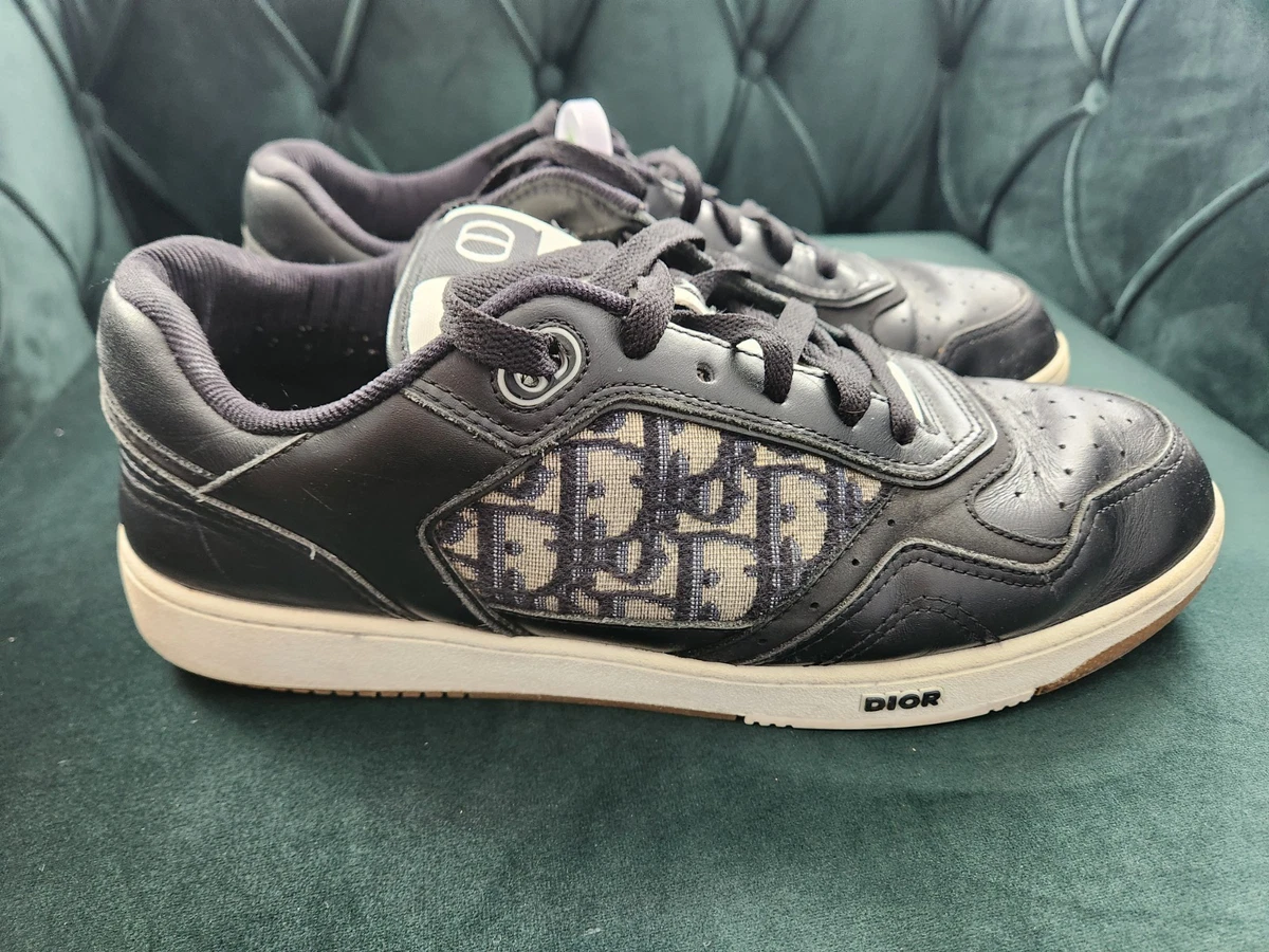 Dior B27 Low Dior Oblique Galaxy - Black Beige for sale | eBay