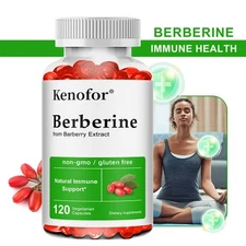 Berberine Hcl Extract Maintain Gastrointestinal Health Promote Metabolism 30-120