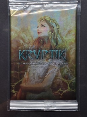 Kryptik TCG Human Lore Sealed Patreon Pack. Limited Printing