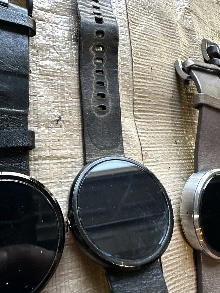 lot of 8 Motorola Moto 360 1st Gen Smart Watch "Untested" - Image 3 of 4