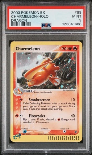 Pokemon Charmeleon Holo EX Dragon 99 PSA 9 Mint