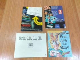 Vgc BOX CIB M.U.L.E. Mule 100% complete in nintendo nes lot NICE