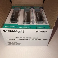 Lot 24 Packs (30 Leads Each) Wexford 0.5 mm #2 Lead. Mechanical Pencil Refill