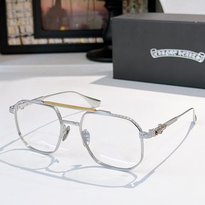 Chrome Hearts Optical Glasses Frame - Model: CH8222 - Size: 55-20-152