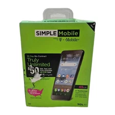 SIMPLE Mobile -Alcatel TCL A1 A501DL 16GB Cellphone Truly Unlimited Black 4G LTE