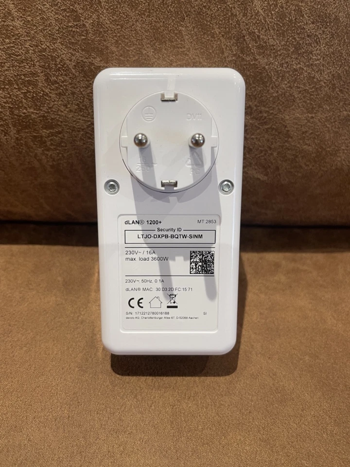 devolo dLAN 1200+ WiFi ac Powerline-Einzeladapter, MT - 2853 - Bild 2 von 2