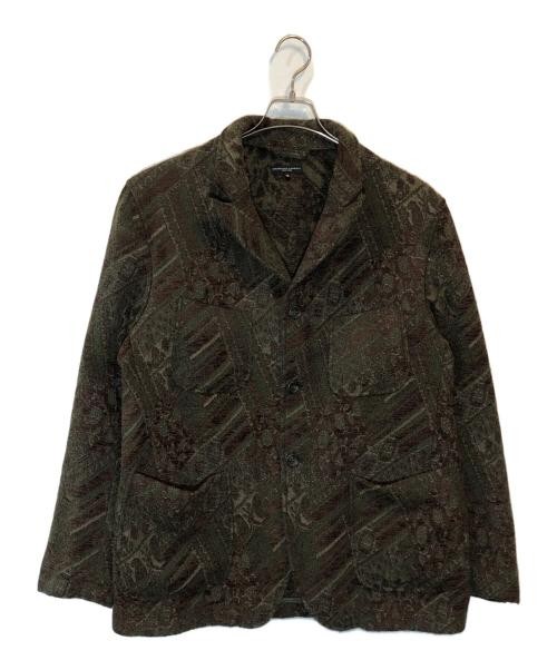 Engineered Garments Olive All-Over Pattern Jacqua… - image 1
