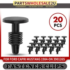 20x 7.14mm Nylon Fascia Fasteners Retainer for Ford Capri 1984 1985-1994 Mustang