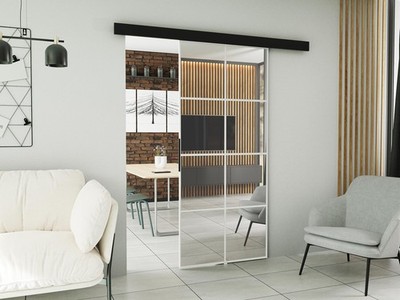 KIER FURNITURE Schiebetür Komplettset SOFI Laufschienetür, Schiebetürsystem