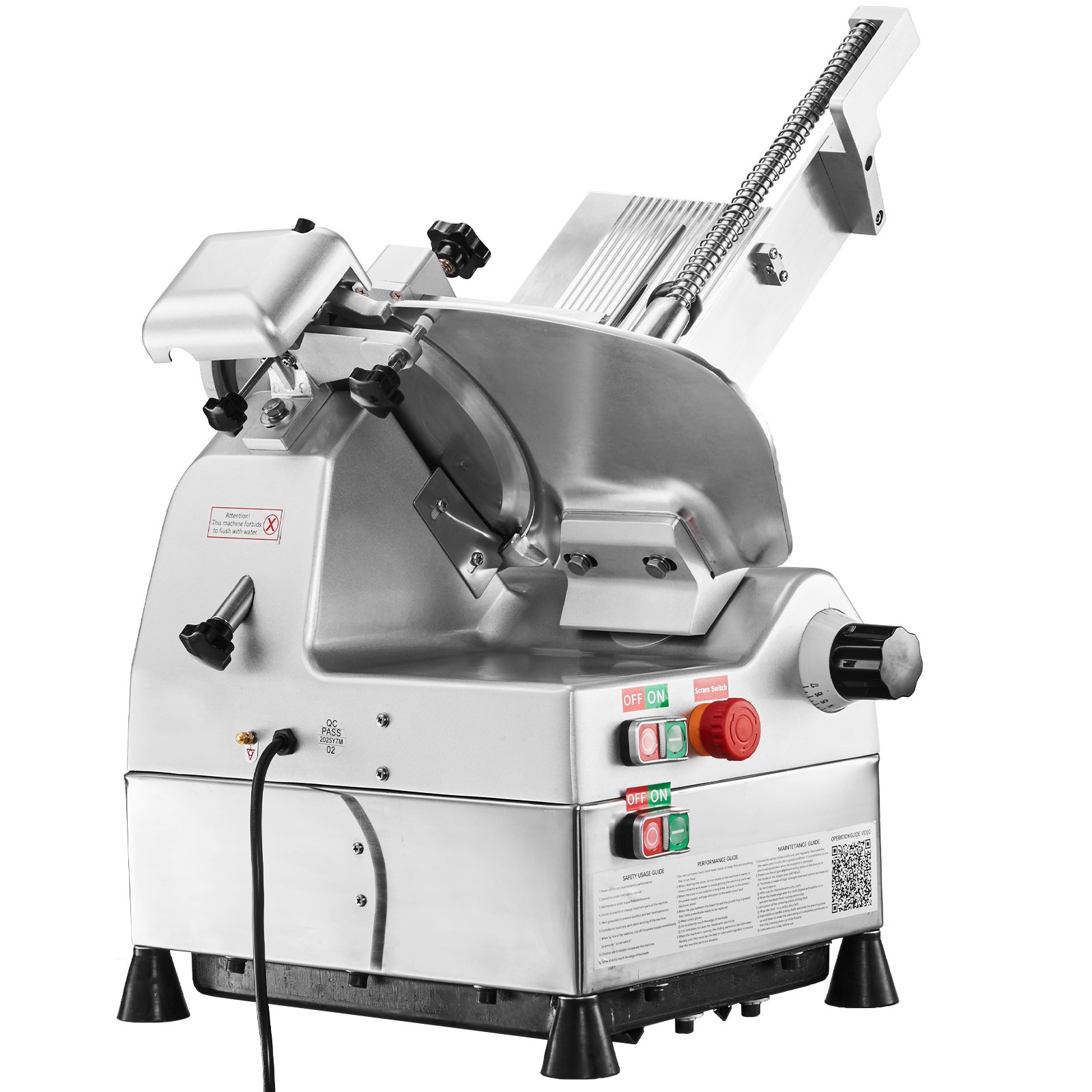 Uimoso Electric Meat Slicer Machine with 500W Power and 10-Inch Precision Blade