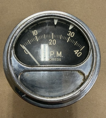 #ad SUN ELECTRIC 4000 RPM Tachometer Model RC3 EB Pre Owned Parts Core $48.50
