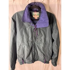 EMS Eastern Mountain Sports Lightweight Jacket Teal Purple Zip Up Size S