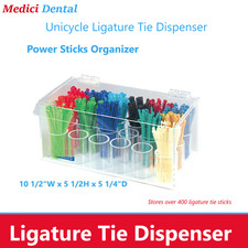 Dental Unicycle Ligature Tie Dispenser Orthodontic Organizer 400 ligature sticks