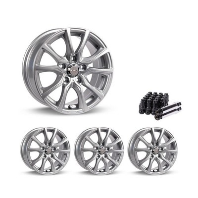 Set of 4 17'' Silver Alloy Wheel Rims 5x114.3 fits Mitsubishi Eclipse, RTX6H 5Lug