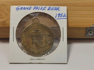 1952 Grand Prize Beer Medal Brewiana