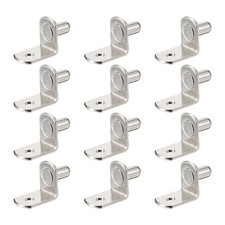 20pcs Shelf Support Studs Pegs Pins Plugs 6mm L-Shaped Cabinet Kitchen Bracket