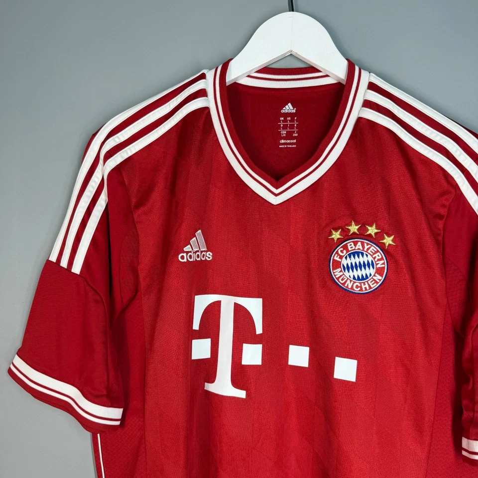 CAMISETA DE FÚTBOL LOCAL BAYERN MUNICH 2013 2014 ADIDAS TALLA L 10 ROBBEN Foto 3 de 4