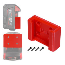 M18 Battery Holder   Wall-Mounted Organizer, Convenient  Secure Storage Rack