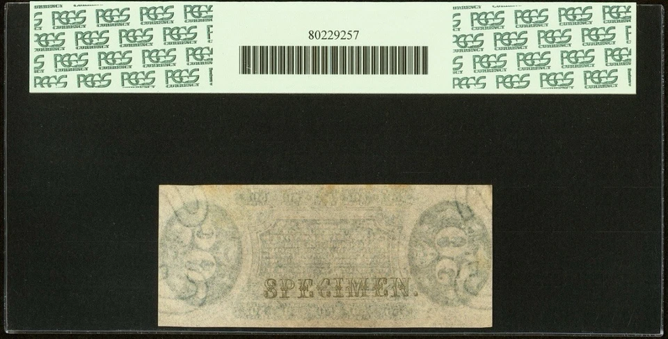 FR# 1331 Fractional 1864 Currency 50c Civil War Third 3rd Issue Specimen PCGS 63 - Image 2 of 4