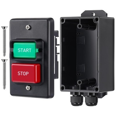 Power Tool On Off Switch 120 230V Single Phase Heavy Duty Safety Emergency Contr
