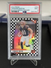 2024 Panini Prizm - Rookies Jermaine Burton #350 Black & White Checker Prizm...