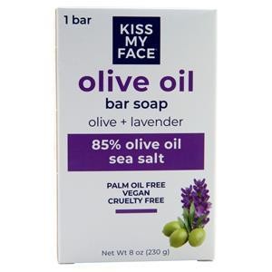 Мыло с оливковым маслом Kiss My Face Оливковое + Лавандовое, 8 унций