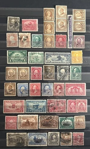 Old Group Of Vintage US Stamps, Used & Mint …