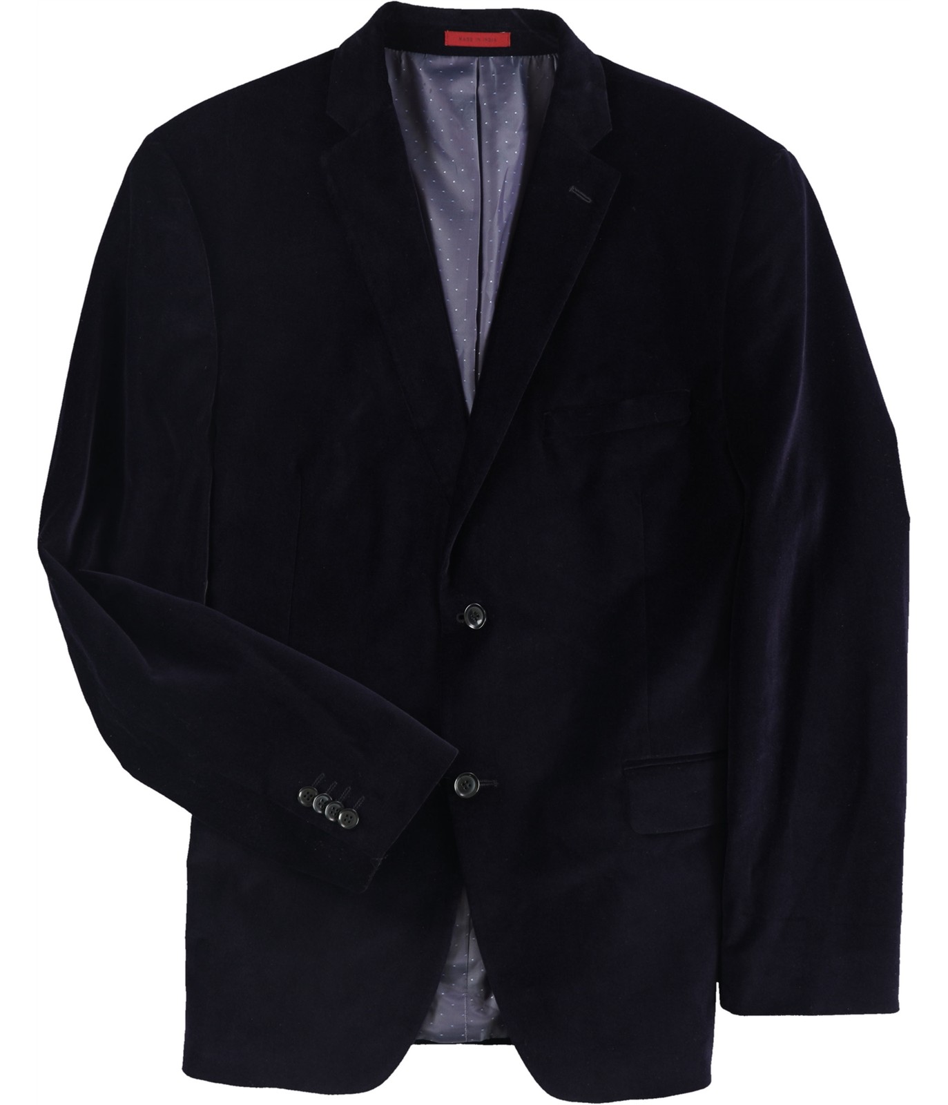 Мужской приталенный блейзер на двух пуговицах Alfani фиолетовый 44 Обычный размер 17890₽