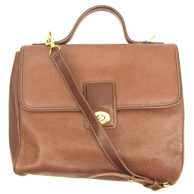 Sac bandoulière Gucci dos 2 voies cuir marron T505S