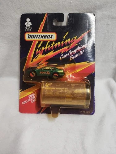 Vintage NIP 1991 Matchbox Lightning Nissan Datsun 300 ZX Turbo Car Display Tube