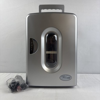 Thermoelectric Cooler & Warmer 12V Silver Portable Car Port Mini Fridge NEW 