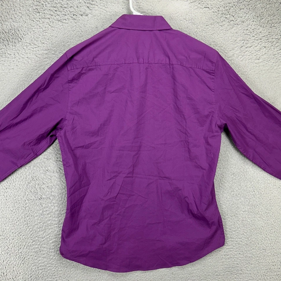 Guess Shirt Button Down Mens Large Purple Long Sleeve Stretch Casual Outdoor NEW - Image 3 of 4