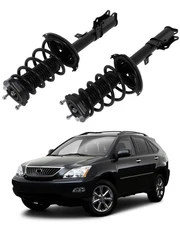 Pair Rear Complete Strut & Coil Spring Assembly For Lexus RX330 RX350 04-07 FWD
