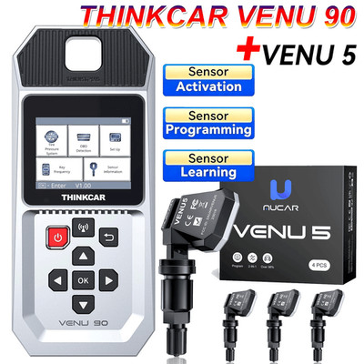 THINKCAR VENU 90 OBD2 Diagnostic Scanner TPMS Reset Relearn Tool W/ MUCAR VENU 5