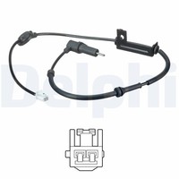 Delphi ABS Sensor Raddrehzahl SS20538 FüR Santa Hyundai FÉ SM 1 SUV Crdi 16V